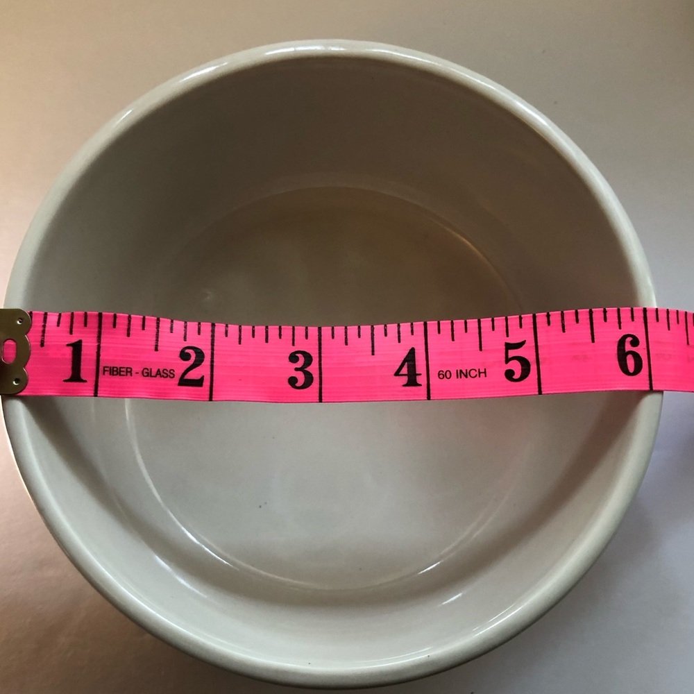 Ceramic Dog Bowl Dish Food Water - Picture 5 of 7
